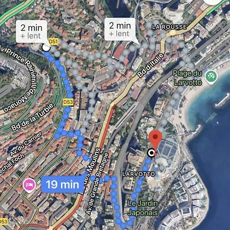 Monaco Guynemer Terrasse Et Parking Босолей